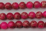 CDE2012 15.5 inches 6mm round dyed sea sediment jasper beads