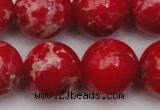 CDE2031 15.5 inches 22mm round dyed sea sediment jasper beads