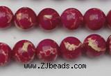 CDE2035 15.5 inches 8mm round dyed sea sediment jasper beads