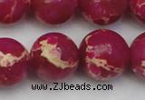 CDE2040 15.5 inches 18mm round dyed sea sediment jasper beads