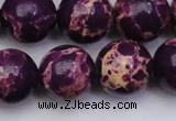 CDE2051 15.5 inches 18mm round dyed sea sediment jasper beads