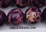 CDE2054 15.5 inches 24mm round dyed sea sediment jasper beads