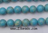 CDE2056 15.5 inches 6mm round dyed sea sediment jasper beads