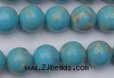 CDE2060 15.5 inches 14mm round dyed sea sediment jasper beads