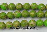 CDE2067 15.5 inches 6mm round dyed sea sediment jasper beads