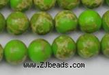 CDE2069 15.5 inches 10mm round dyed sea sediment jasper beads