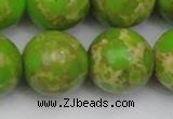 CDE2075 15.5 inches 22mm round dyed sea sediment jasper beads