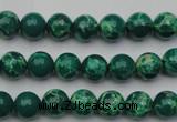 CDE2077 15.5 inches 4mm round dyed sea sediment jasper beads