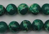 CDE2081 15.5 inches 12mm round dyed sea sediment jasper beads