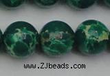 CDE2085 15.5 inches 20mm round dyed sea sediment jasper beads