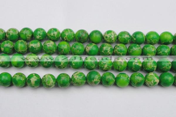 CDE2226 15.5 inches 16mm round dyed sea sediment jasper beads