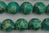 CDE2246 15.5 inches 12mm round dyed sea sediment jasper beads