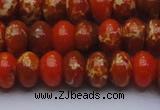 CDE2606 15.5 inches 15*20mm rondelle dyed sea sediment jasper beads