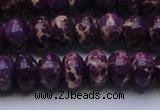 CDE2637 15.5 inches 13*18mm rondelle dyed sea sediment jasper beads