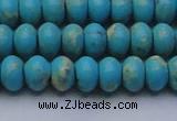 CDE2643 15.5 inches 10*14mm rondelle dyed sea sediment jasper beads