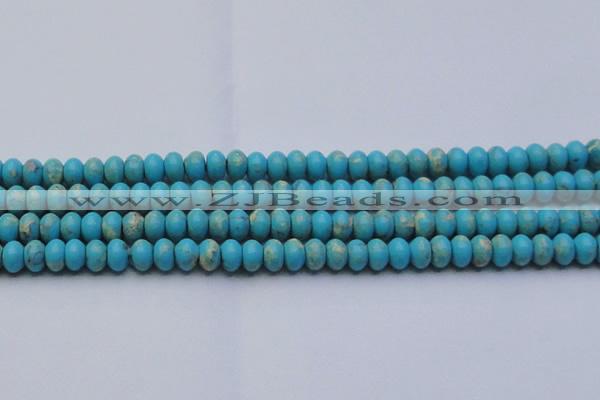 CDE2643 15.5 inches 10*14mm rondelle dyed sea sediment jasper beads