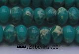 CDE2670 15.5 inches 15*20mm rondelle dyed sea sediment jasper beads