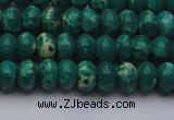 CDE2673 15.5 inches 7*10mm rondelle dyed sea sediment jasper beads