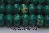 CDE2678 15.5 inches 15*20mm rondelle dyed sea sediment jasper beads