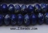 CDE2684 15.5 inches 12*16mm rondelle dyed sea sediment jasper beads