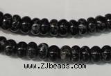 CDE685 15.5 inches 5*8mm rondelle dyed sea sediment jasper beads