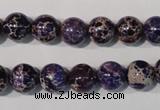 CDE696 15.5 inches 10mm round dyed sea sediment jasper beads