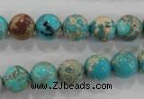 CDE803 15.5 inches 10mm round dyed sea sediment jasper beads wholesale