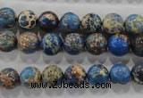 CDE813 15.5 inches 8mm round dyed sea sediment jasper beads wholesale