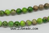 CDE82 15.5 inches 6mm round dyed sea sediment jasper beads