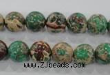 CDE853 15.5 inches 10mm round dyed sea sediment jasper beads wholesale