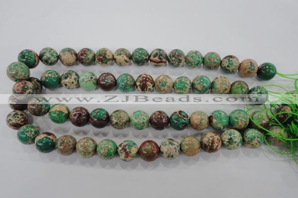 CDE853 15.5 inches 10mm round dyed sea sediment jasper beads wholesale