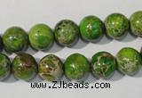 CDE921 15.5 inches 10mm round dyed sea sediment jasper beads
