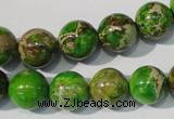 CDE922 15.5 inches 12mm round dyed sea sediment jasper beads