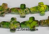 CDI131 15.5 inches 15*20mm cross dyed imperial jasper beads