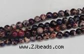 CDI360 15.5 inches 4mm round dyed imperial jasper beads