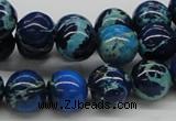 CDI45 16 inches 12mm round dyed imperial jasper beads wholesale