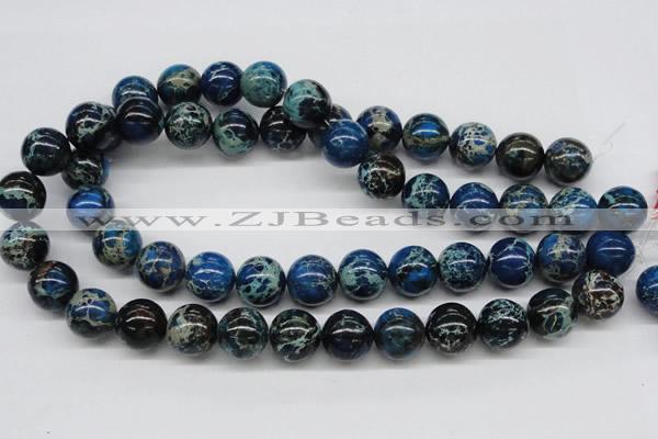 CDI47 16 inches 16mm round dyed imperial jasper beads wholesale