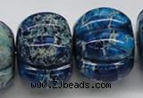 CDI60 16 inches 26*35mm pumpkin dyed imperial jasper beads