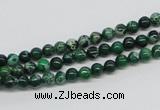 CDI68 16 inches 4mm round dyed imperial jasper beads wholesale