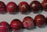 CDI762 15.5 inches 14mm round dyed imperial jasper beads