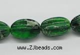 CDI77 16 inches 14*20mm star fruit shaped dyed imperial jasper beads