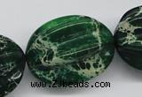 CDI78 16 inches 26*33mm star fruit shaped dyed imperial jasper beads