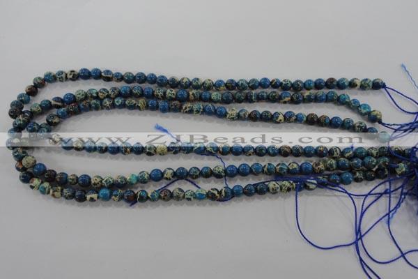 CDI811 15.5 inches 6mm round dyed imperial jasper beads wholesale