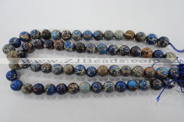 CDI815 15.5 inches 12mm round dyed imperial jasper beads wholesale