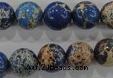 CDI816 15.5 inches 14mm round dyed imperial jasper beads wholesale