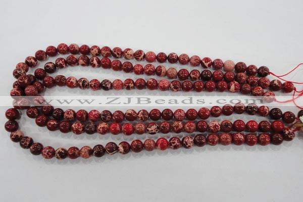 CDI821 15.5 inches 6mm round dyed imperial jasper beads wholesale