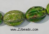 CDI930 15.5 inches 15*23mm star fruit shaped dyed imperial jasper beads