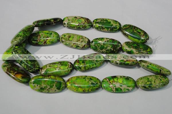 CDI942 15.5 inches 30*40mm oval dyed imperial jasper beads