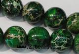 CDI958 15.5 inches 18mm round dyed imperial jasper beads