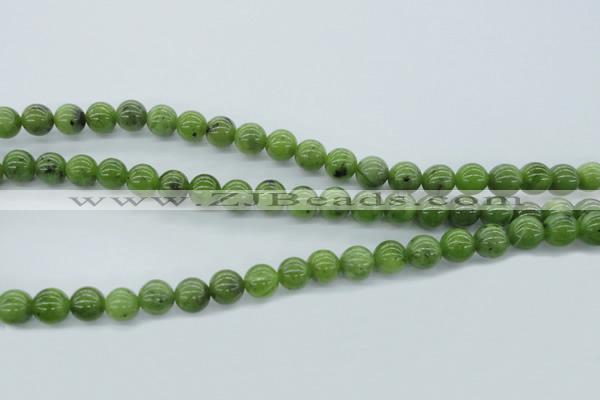 CDJ141 15.5 inches 8mm round Canadian jade beads wholesale